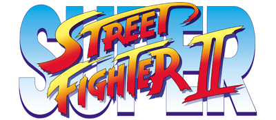 Super Street Fighter II: The New Challengers logo for Sega Mega Drive